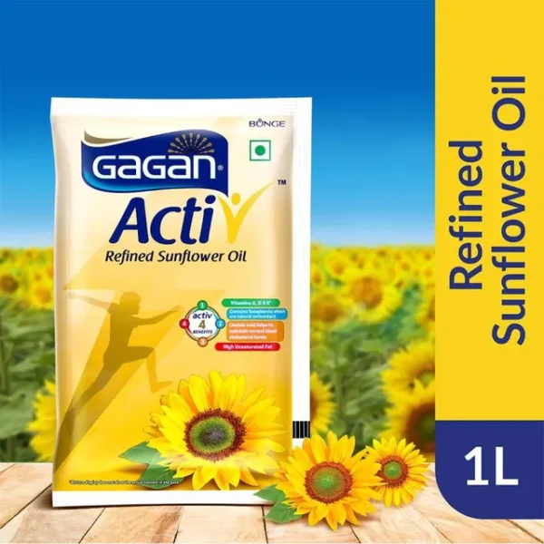 Gagan Activ Refined Sunflower Oil 910 g