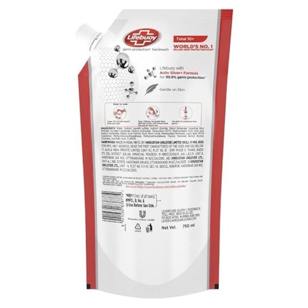 Lifboy Handwash Pouch 1 + 1 675 ml Each
