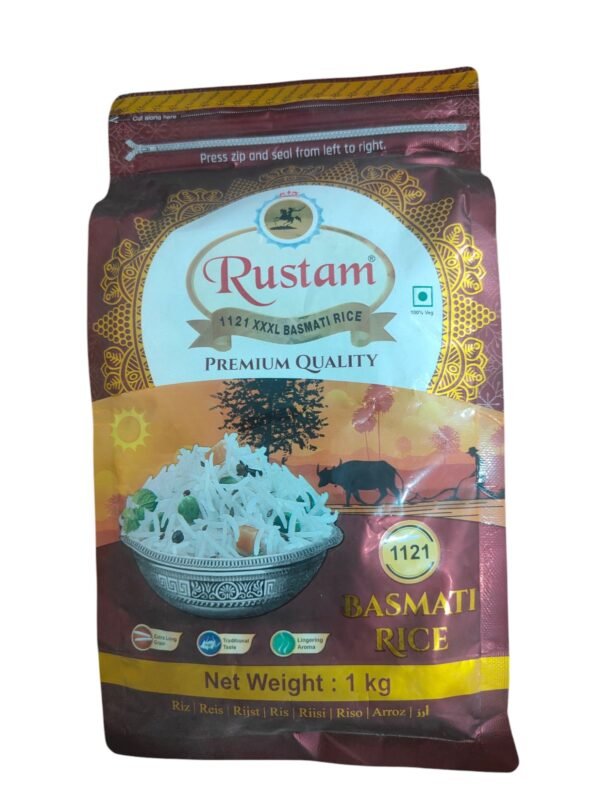Rustom Basmati Rice (1121) 1 kg