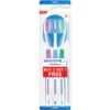 Sensodyne Toothbrush: Sensitive tooth brush with soft rounded bristles for adults 2+1