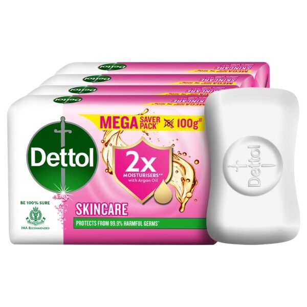 Dettol Skincare Soap Pack of 4*100 g