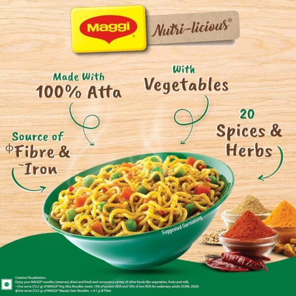 Veg Atta Maggi 290 g (Pack Of 4)