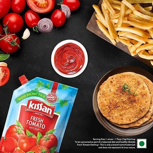 Kisaan Fresh Tomato Ketchup Pouch 1.1 kg