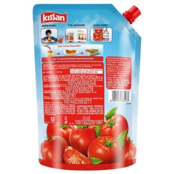 Kisaan Fresh Tomato Ketchup Pouch 1.1 kg