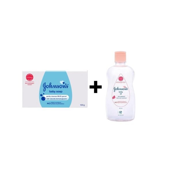Johnson’s Baby Soap 100 g + Johnson’s Baby Oil – 50 ml (Combo Offer)