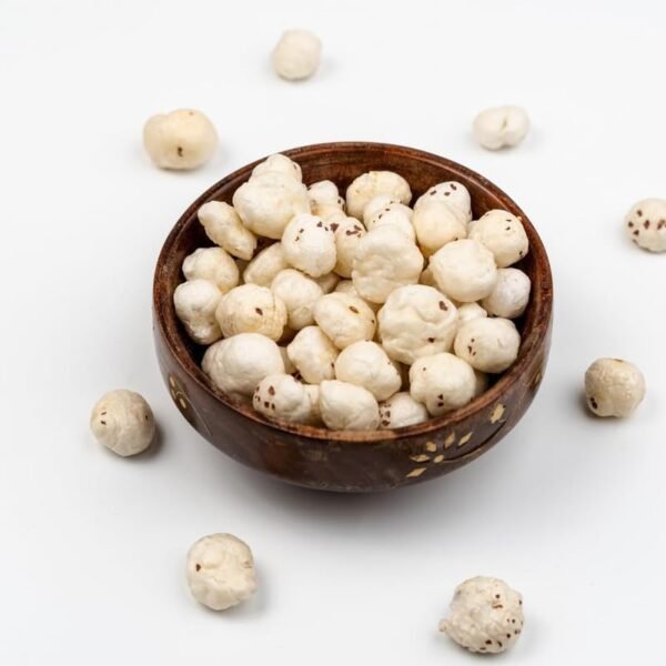 Makhana 250 gm| Handpicked Jumbo Size High Protein Fox Nuts/Lotus Seeds | No added Preservatives & No Artificial Flavours | High Protein & Fiber (Sanchi)