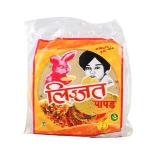 Lijjat Papad - Udad,Made with spices and urad dal, 200G, Cilantro