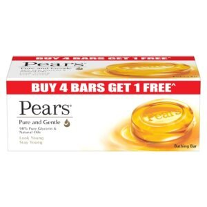 Pears Pure & Gentle Soap Bar (Buy 4 get 1 free)